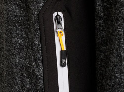 JCB Trade Elmhurst II Grey Quarter Zip Knitted Jumper M