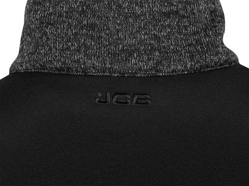 JCB Trade Elmhurst II Grey Quarter Zip Knitted Jumper L