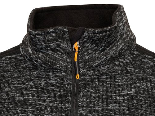 JCB Trade Essington II Full Zip Grey Knitted Jumper M