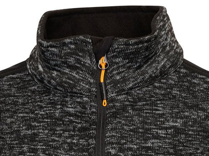 JCB Trade Essington II Full Zip Grey Knitted Jumper S