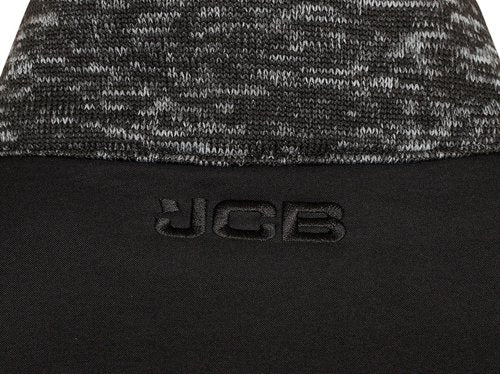 JCB Trade Essington II Full Zip Grey Knitted Jumper L