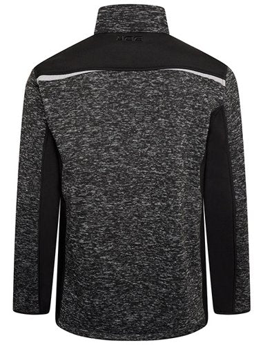 JCB Trade Essington II Full Zip Grey Knitted Jumper S