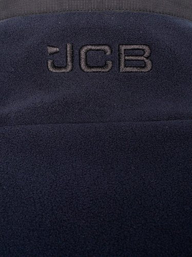 JCB Trade Heavyweight 1/4 Zip Navy Tech Fleece M