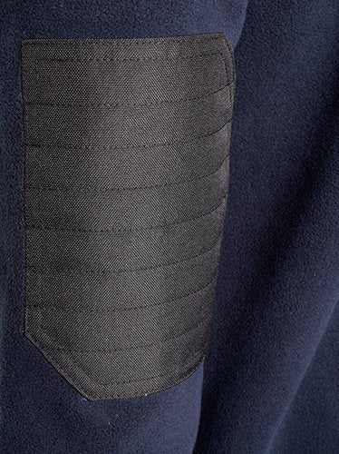JCB Trade Heavyweight 1/4 Zip Navy Tech Fleece L