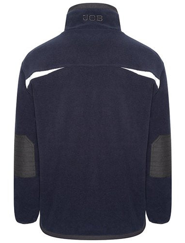 JCB Trade Heavyweight 1/4 Zip Navy Tech Fleece M
