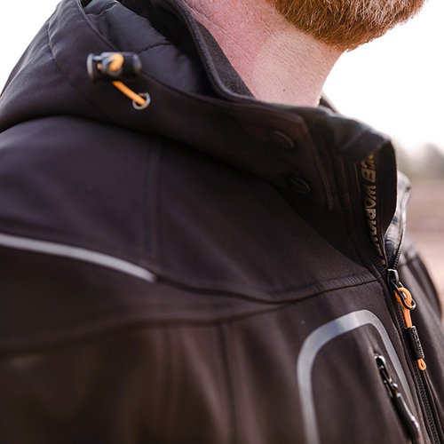 JCB Trade Hooded Softshell M