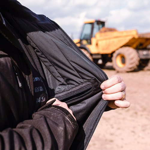 JCB Trade Hooded Softshell M