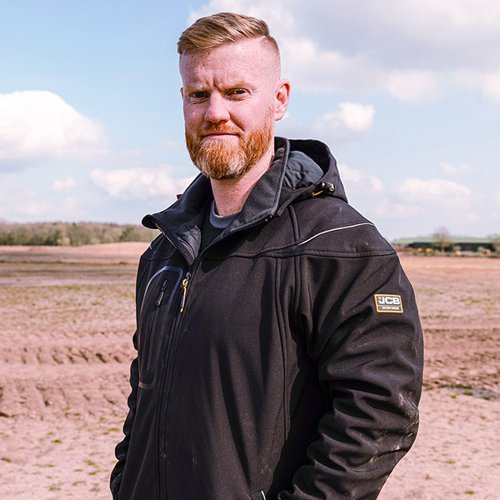 JCB Trade Hooded Softshell M