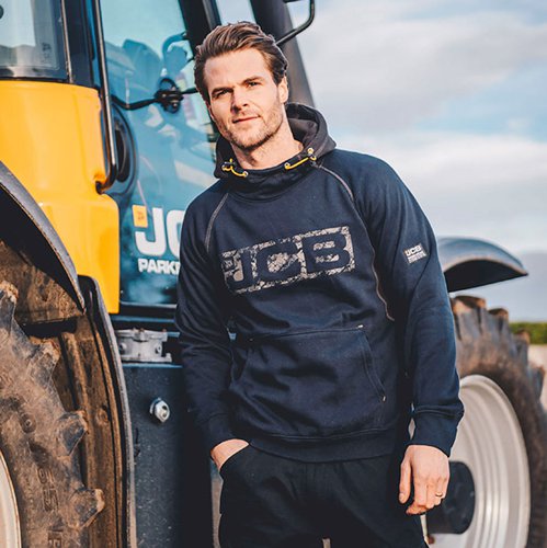 JCB Horton Hoodie Navy/Black M