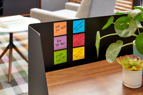 Post-it Super Sticky Notes, Ultra Colours, 76 mm x 76 mm, 90 Sheets/Pad, 6 Pads/Pack, 100% PEFC SGSCH-PEFC-COC-110078
