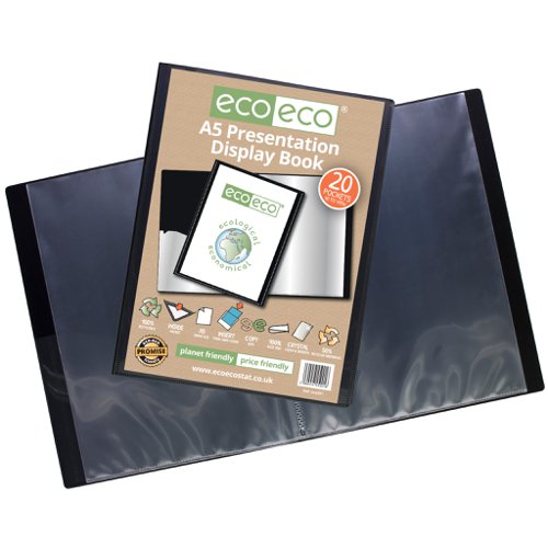 Eco Eco A5 50% Recycled Presentation Display Book with 40, A4 50% Recycled Presentation Display Book with 40, A4 50% Recycled Presentation Display Book with 10, A2 50% Recycled Presentation Display Book with 10, A4 50% Recycled Presentation Display Book with 20, A5 50% Recycled Presentation Display Book with 60, A4 50% Recycled Presentation Display Book with 60, A4 50% Recycled Presentation Display Book with 40 Clear, A4 50% Recycled Presentation Display Book with 60 Clear, A5 50% Recycled Presentation D...