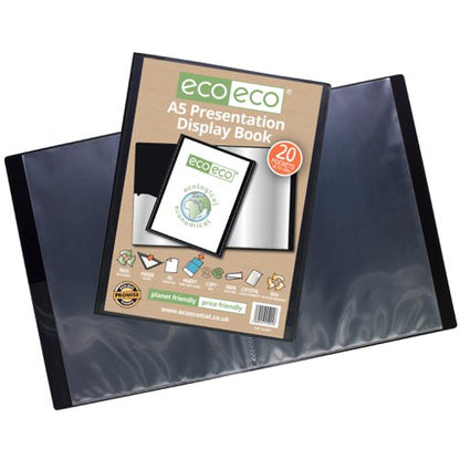 Eco Eco A5 50% Recycled Presentation Display Book with 40, A4 50% Recycled Presentation Display Book with 40, A4 50% Recycled Presentation Display Book with 10, A2 50% Recycled Presentation Display Book with 10, A4 50% Recycled Presentation Display Book with 20, A5 50% Recycled Presentation Display Book with 60, A4 50% Recycled Presentation Display Book with 60, A4 50% Recycled Presentation Display Book with 40 Clear, A4 50% Recycled Presentation Display Book with 60 Clear, A5 50% Recycled Presentation D...