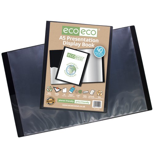 Eco Eco A5 50% Recycled Presentation Display Book with 40, A4 50% Recycled Presentation Display Book with 40, A4 50% Recycled Presentation Display Book with 10, A2 50% Recycled Presentation Display Book with 10, A4 50% Recycled Presentation Display Book with 20, A5 50% Recycled Presentation Display Book with 60, A4 50% Recycled Presentation Display Book with 60, A4 50% Recycled Presentation Display Book with 40 Clear, A4 50% Recycled Presentation Display Book with 60 Clear, A5 50% Recycled Presentation D...