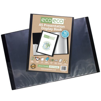 Eco Eco A5 50% Recycled Presentation Display Book with 40, A4 50% Recycled Presentation Display Book with 40, A4 50% Recycled Presentation Display Book with 10, A2 50% Recycled Presentation Display Book with 10, A4 50% Recycled Presentation Display Book with 20, A5 50% Recycled Presentation Display Book with 60, A4 50% Recycled Presentation Display Book with 60, A4 50% Recycled Presentation Display Book with 40 Clear, A4 50% Recycled Presentation Display Book with 60 Clear, A5 50% Recycled Presentation D...