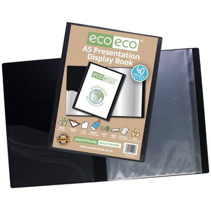 Eco Eco A5 50% Recycled Presentation Display Book with 40, A4 50% Recycled Presentation Display Book with 40, A4 50% Recycled Presentation Display Book with 10, A2 50% Recycled Presentation Display Book with 10, A4 50% Recycled Presentation Display Book with 20, A5 50% Recycled Presentation Display Book with 60, A4 50% Recycled Presentation Display Book with 60, A4 50% Recycled Presentation Display Book with 40 Clear, A4 50% Recycled Presentation Display Book with 60 Clear, A5 50% Recycled Presentation D...