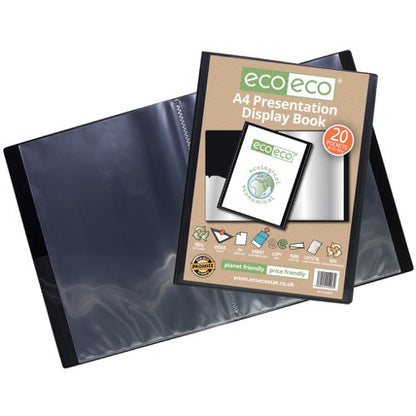 Eco Eco A5 50% Recycled Presentation Display Book with 40, A4 50% Recycled Presentation Display Book with 40, A4 50% Recycled Presentation Display Book with 10, A2 50% Recycled Presentation Display Book with 10, A4 50% Recycled Presentation Display Book with 20, A5 50% Recycled Presentation Display Book with 60, A4 50% Recycled Presentation Display Book with 60, A4 50% Recycled Presentation Display Book with 40 Clear, A4 50% Recycled Presentation Display Book with 60 Clear, A5 50% Recycled Presentation D...