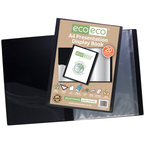 Eco Eco A5 50% Recycled Presentation Display Book with 40, A4 50% Recycled Presentation Display Book with 40, A4 50% Recycled Presentation Display Book with 10, A2 50% Recycled Presentation Display Book with 10, A4 50% Recycled Presentation Display Book with 20, A5 50% Recycled Presentation Display Book with 60, A4 50% Recycled Presentation Display Book with 60, A4 50% Recycled Presentation Display Book with 40 Clear, A4 50% Recycled Presentation Display Book with 60 Clear, A5 50% Recycled Presentation D...
