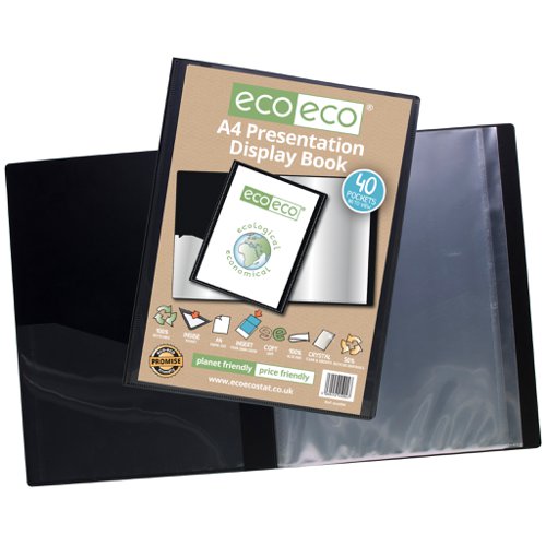 Eco Eco A5 50% Recycled Presentation Display Book with 40, A4 50% Recycled Presentation Display Book with 40, A4 50% Recycled Presentation Display Book with 10, A2 50% Recycled Presentation Display Book with 10, A4 50% Recycled Presentation Display Book with 20, A5 50% Recycled Presentation Display Book with 60, A4 50% Recycled Presentation Display Book with 60, A4 50% Recycled Presentation Display Book with 40 Clear, A4 50% Recycled Presentation Display Book with 60 Clear, A5 50% Recycled Presentation D...