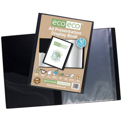 Eco Eco A5 50% Recycled Presentation Display Book with 40, A4 50% Recycled Presentation Display Book with 40, A4 50% Recycled Presentation Display Book with 10, A2 50% Recycled Presentation Display Book with 10, A4 50% Recycled Presentation Display Book with 20, A5 50% Recycled Presentation Display Book with 60, A4 50% Recycled Presentation Display Book with 60, A4 50% Recycled Presentation Display Book with 40 Clear, A4 50% Recycled Presentation Display Book with 60 Clear, A5 50% Recycled Presentation D...