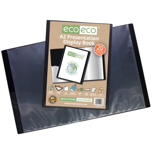 Eco Eco A5 50% Recycled Presentation Display Book with 40, A4 50% Recycled Presentation Display Book with 40, A4 50% Recycled Presentation Display Book with 10, A2 50% Recycled Presentation Display Book with 10, A4 50% Recycled Presentation Display Book with 20, A5 50% Recycled Presentation Display Book with 60, A4 50% Recycled Presentation Display Book with 60, A4 50% Recycled Presentation Display Book with 40 Clear, A4 50% Recycled Presentation Display Book with 60 Clear, A5 50% Recycled Presentation D...