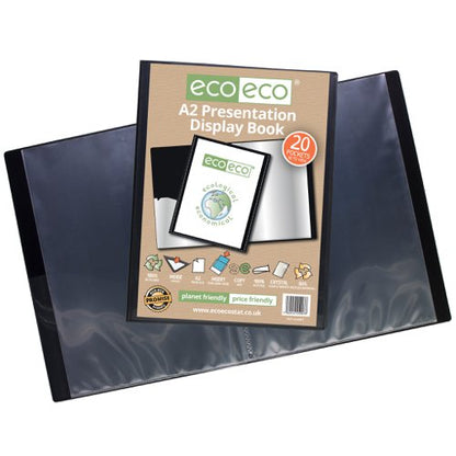 Eco Eco A5 50% Recycled Presentation Display Book with 40, A4 50% Recycled Presentation Display Book with 40, A4 50% Recycled Presentation Display Book with 10, A2 50% Recycled Presentation Display Book with 10, A4 50% Recycled Presentation Display Book with 20, A5 50% Recycled Presentation Display Book with 60, A4 50% Recycled Presentation Display Book with 60, A4 50% Recycled Presentation Display Book with 40 Clear, A4 50% Recycled Presentation Display Book with 60 Clear, A5 50% Recycled Presentation D...
