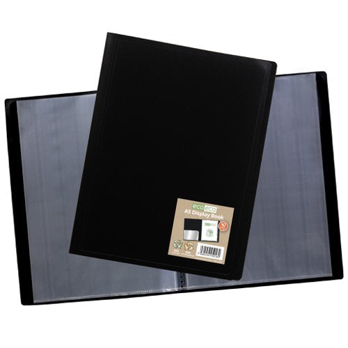 Eco Eco A5 100% Recycled Flexicover Display Book  with 40 Pockets- Single