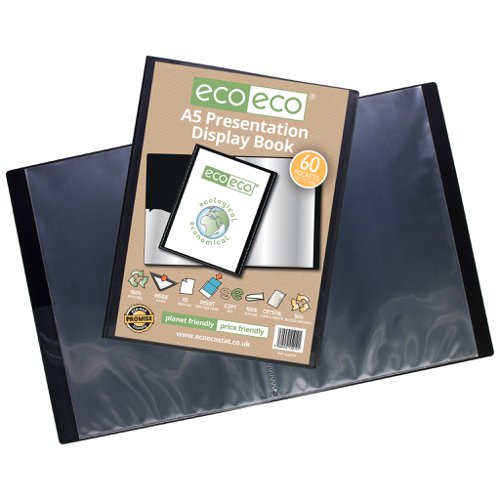 Eco Eco A5 50% Recycled Presentation Display Book with 40, A4 50% Recycled Presentation Display Book with 40, A4 50% Recycled Presentation Display Book with 10, A2 50% Recycled Presentation Display Book with 10, A4 50% Recycled Presentation Display Book with 20, A5 50% Recycled Presentation Display Book with 60, A4 50% Recycled Presentation Display Book with 60, A4 50% Recycled Presentation Display Book with 40 Clear, A4 50% Recycled Presentation Display Book with 60 Clear, A5 50% Recycled Presentation D...