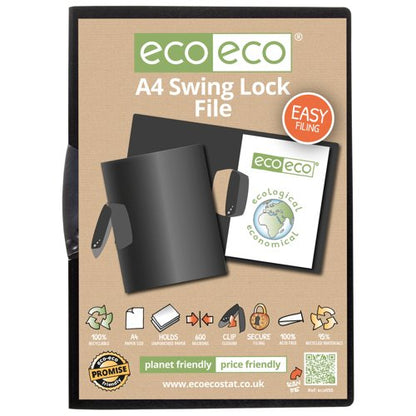 Eco Eco A4 95% Recycled Swing Lock File - Single