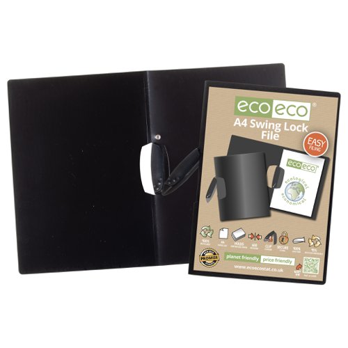 Eco Eco A4 95% Recycled Swing Lock File - Single