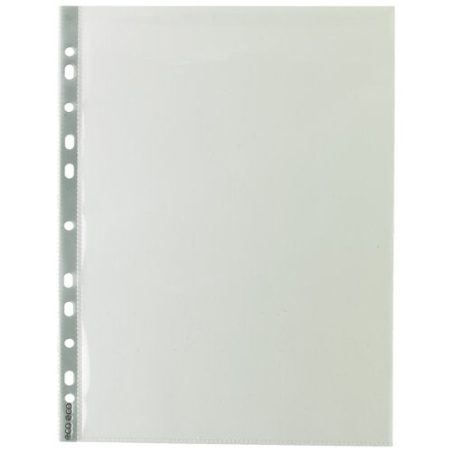 Eco Eco A4 100% Recycled Bag Premier Open Access Multi Punched Pockets - Pack of 25