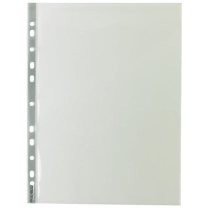 Eco Eco A4 100% Recycled Bag Premier Open Access Multi Punched Pockets - Pack of 25