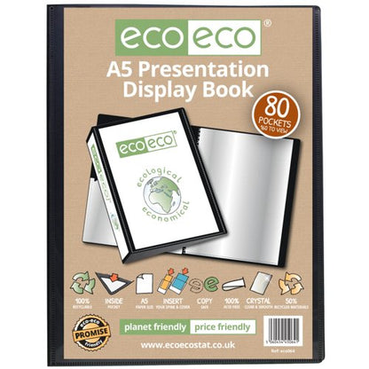 Eco Eco A5 50% Recycled Presentation Display Book with 40, A4 50% Recycled Presentation Display Book with 40, A4 50% Recycled Presentation Display Book with 10, A2 50% Recycled Presentation Display Book with 10, A4 50% Recycled Presentation Display Book with 20, A5 50% Recycled Presentation Display Book with 60, A4 50% Recycled Presentation Display Book with 60, A4 50% Recycled Presentation Display Book with 40 Clear, A4 50% Recycled Presentation Display Book with 60 Clear, A5 50% Recycled Presentation D...