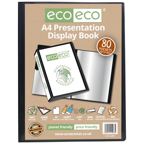 Eco Eco A5 50% Recycled Presentation Display Book with 40, A4 50% Recycled Presentation Display Book with 40, A4 50% Recycled Presentation Display Book with 10, A2 50% Recycled Presentation Display Book with 10, A4 50% Recycled Presentation Display Book with 20, A5 50% Recycled Presentation Display Book with 60, A4 50% Recycled Presentation Display Book with 60, A4 50% Recycled Presentation Display Book with 40 Clear, A4 50% Recycled Presentation Display Book with 60 Clear, A5 50% Recycled Presentation D...