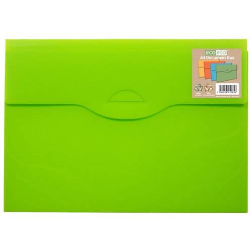 Eco Eco A4 50% Recycled Document Box File - Single