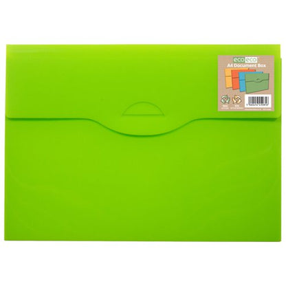 Eco Eco A4 50% Recycled Document Box File - Single