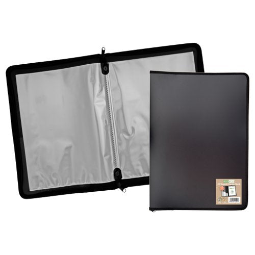 Eco Eco A3 50% Recycled Zipped Display Book with 30 Pockets - Single