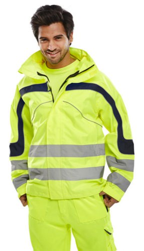 Beeswift Eton Breathable En471 Jacket Saturn Yellow S