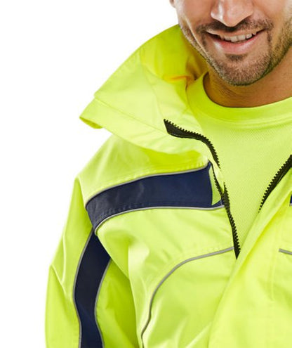 Beeswift Eton Breathable En471 Jacket Saturn Yellow S