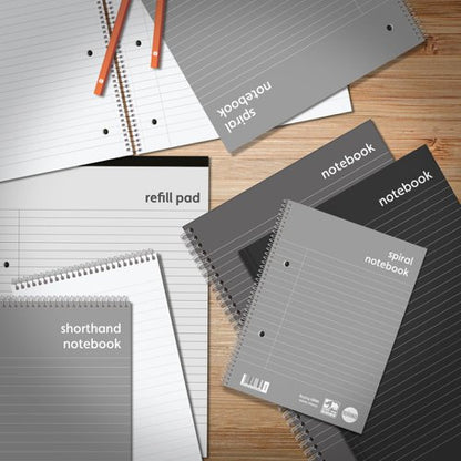 RHINO 200 x 127 Shorthand Notebook 260, 160 Pages 8mm Lined - Pack of 10