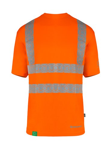 Envirowear Hi-Vis T-Shirt Orange 3Xl, 4Xl, 5Xl, M, Xl, Xxl