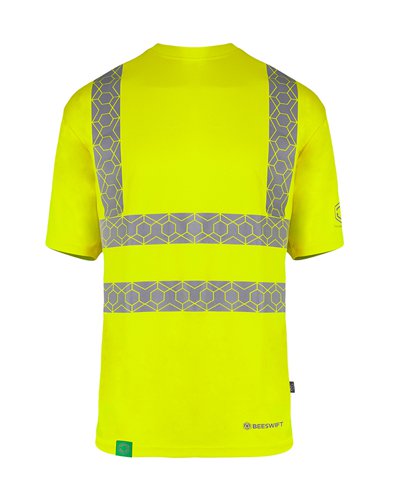 Envirowear Hi-Vis T-Shirt Saturn Yellow 4Xl, 5Xl, M, Xxl, 3Xl, Xl