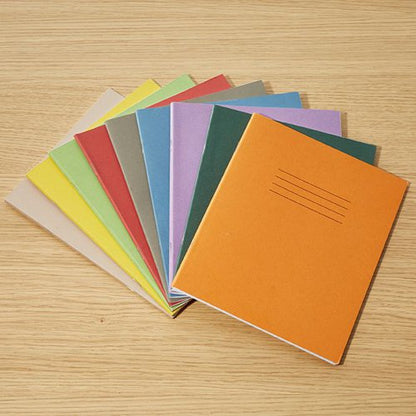 VEX678-33-0: RHINO 9 x 7 Exercise Book 64 Page  F8M Red (Pack of 10, 100)