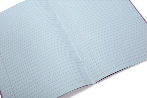 RHINO A4 Special Exercise Book 48 Page, Yellow with Tinted Blue Paper, F8M, S10 (Pack of 50)