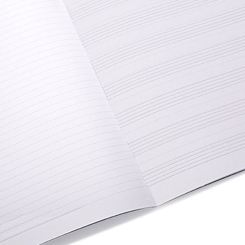 RHINO 8 x 6.5 Music Book 48 Page, Light Blue, F8/M8 (Pack of 100, 10)