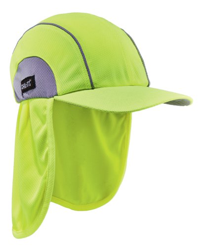 Ergodyne High Performance Hat With Shade Orange, Yellow