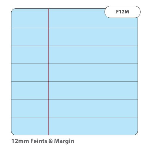 RHINO A4 Special Exercise Book 48 Page, Light Blue with Tinted Blue Paper, S10 (Pack of 50, F12M (Pack of 10, S10 (Pack of 10, F8M (Pack of 10)