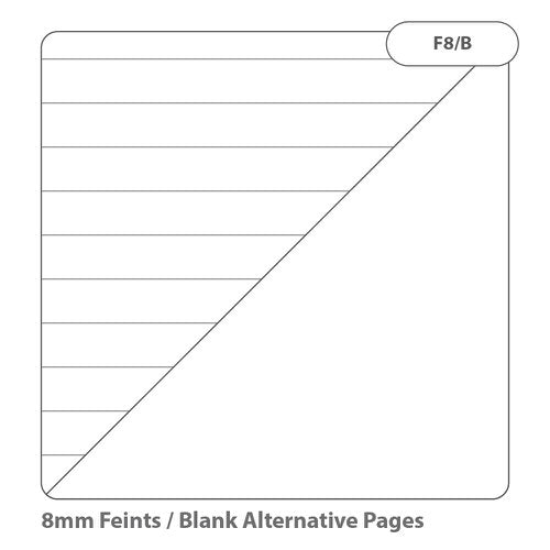 RHINO A4 Exercise Book 64 Page, Light Green, 80 Page, Light Green, 64 Page, Light Blue, F8/B (Pack of 50)