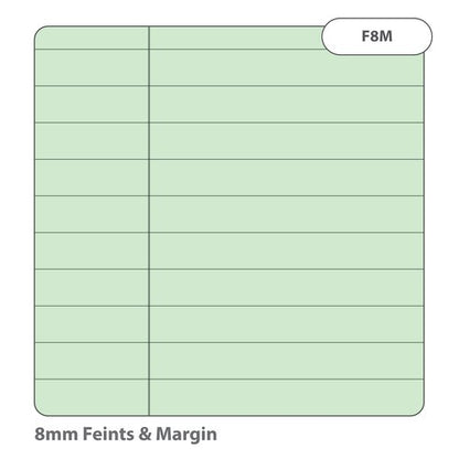 RHINO A4 Special Refill Pad 50 Leaf, Blue, Green, Yellow Tinted Paper, F8M (Pack of 6)