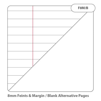 RHINO 9 x 7 Exercise Book 80 Page, Orange, F8M/B (Pack of 10, 100)
