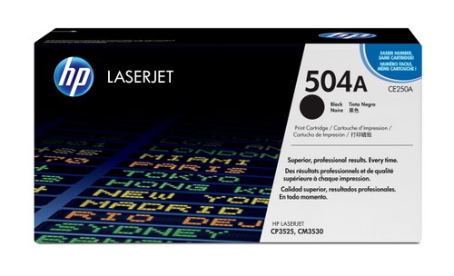 HP CE250A (504A) Toner Black 5K Pages